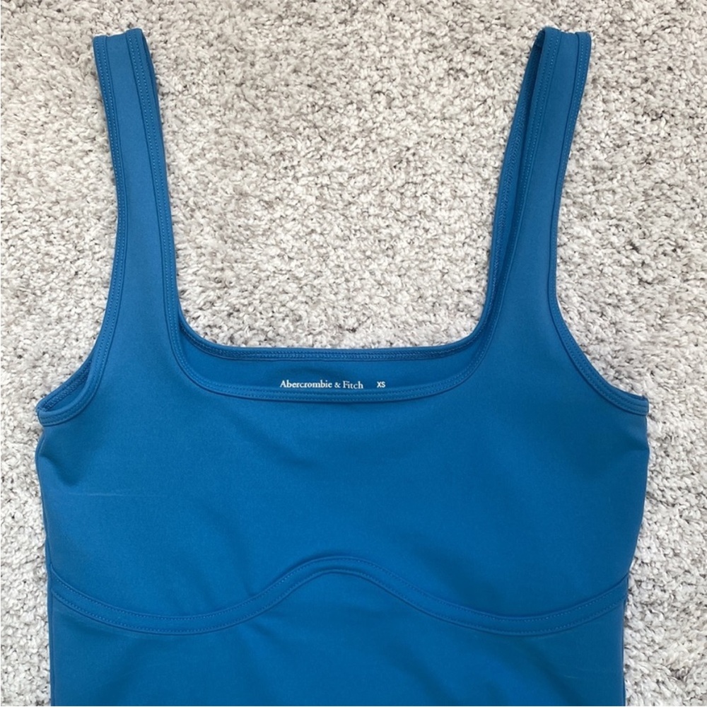 Abercrombie & Fitch Seamless Fabric Corset Squareneck Tank, Size XS - Picture 8 of 9